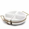 Home * | New Lexi Home Server Set Sectional Tray White