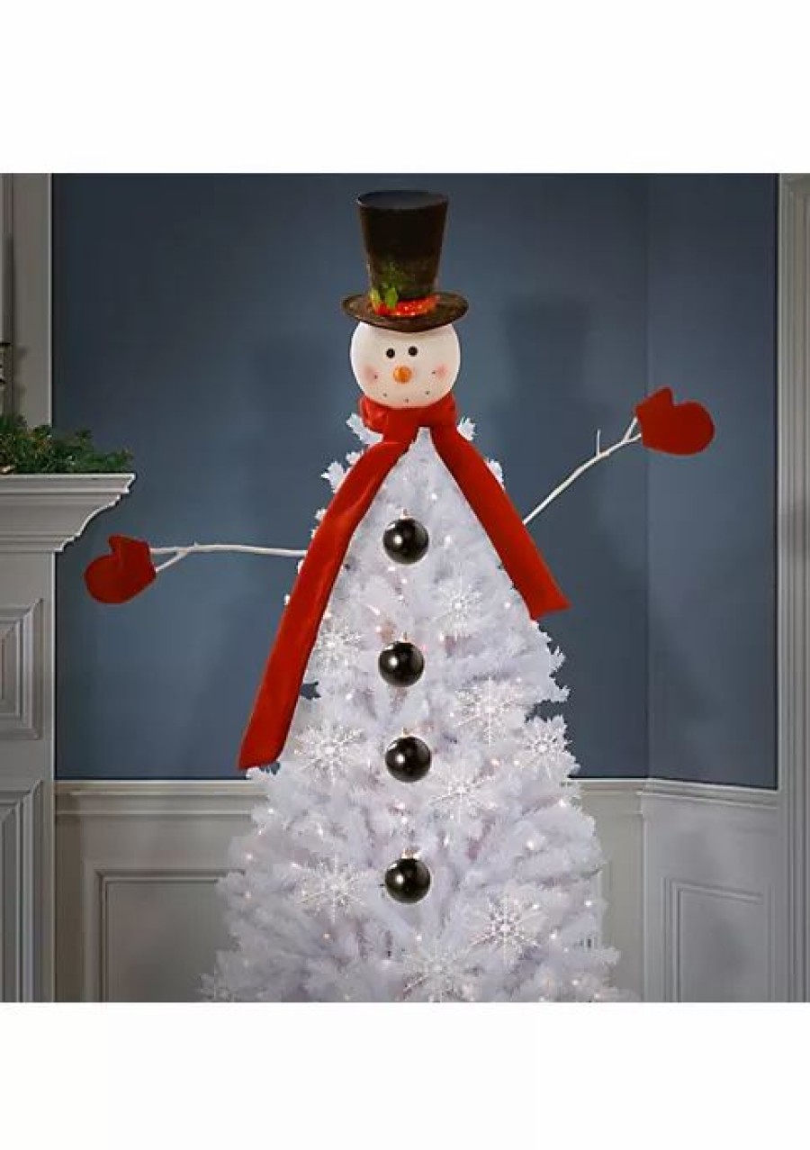 Home * | Outlet National Tree 21Pc And White Snowman Kit Dress Up Christmas Tree Decor 14.5 Black