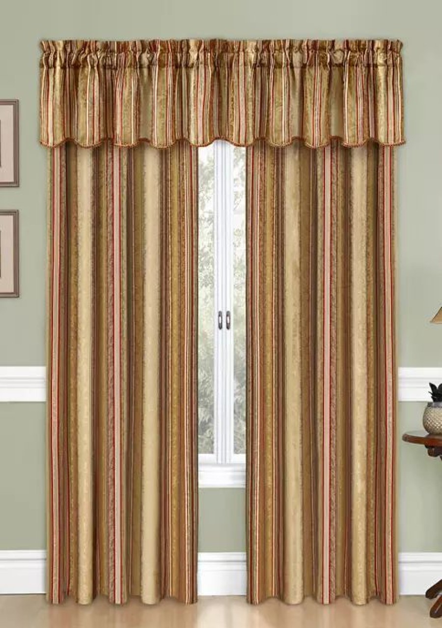 Home * | Wholesale Traditions By Waverly Stripe Ensemble Window Panel