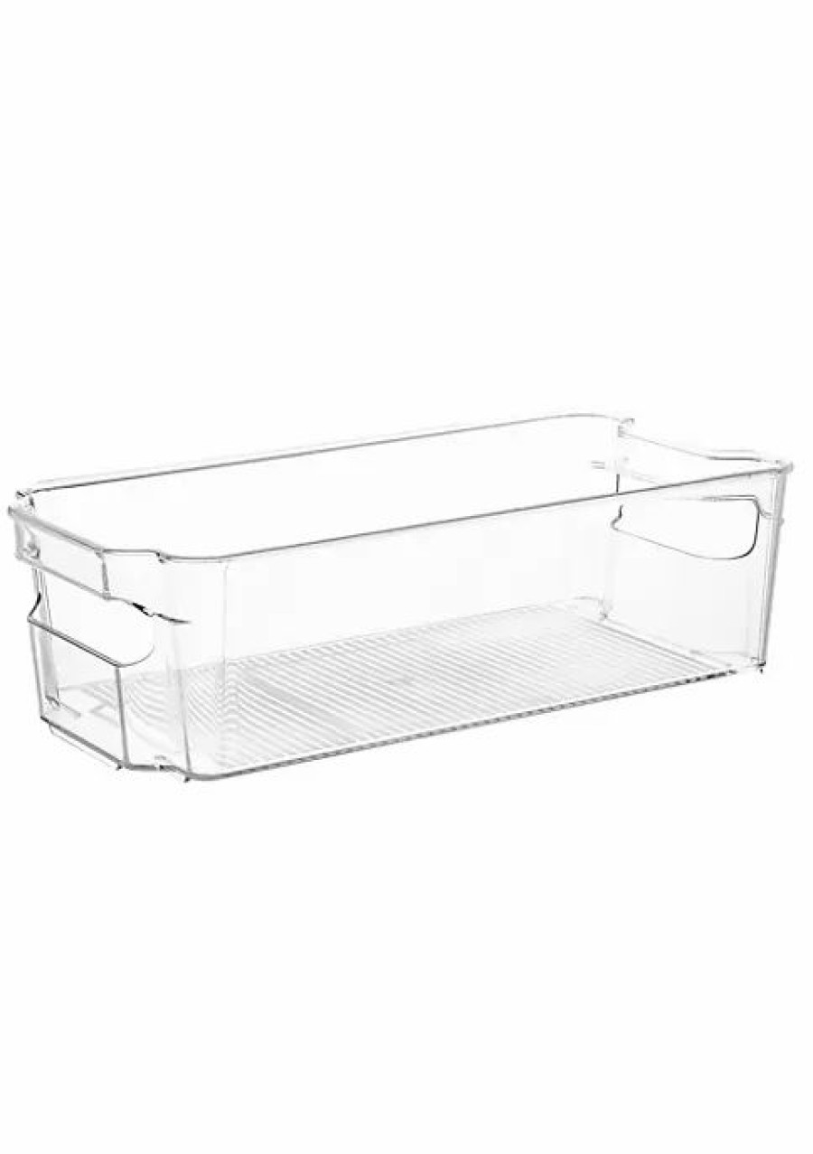 Home * | Hot Sale Lexi Home Eco Conscious 12 X 6 Acrylic Fridge Organizer Tray Clear