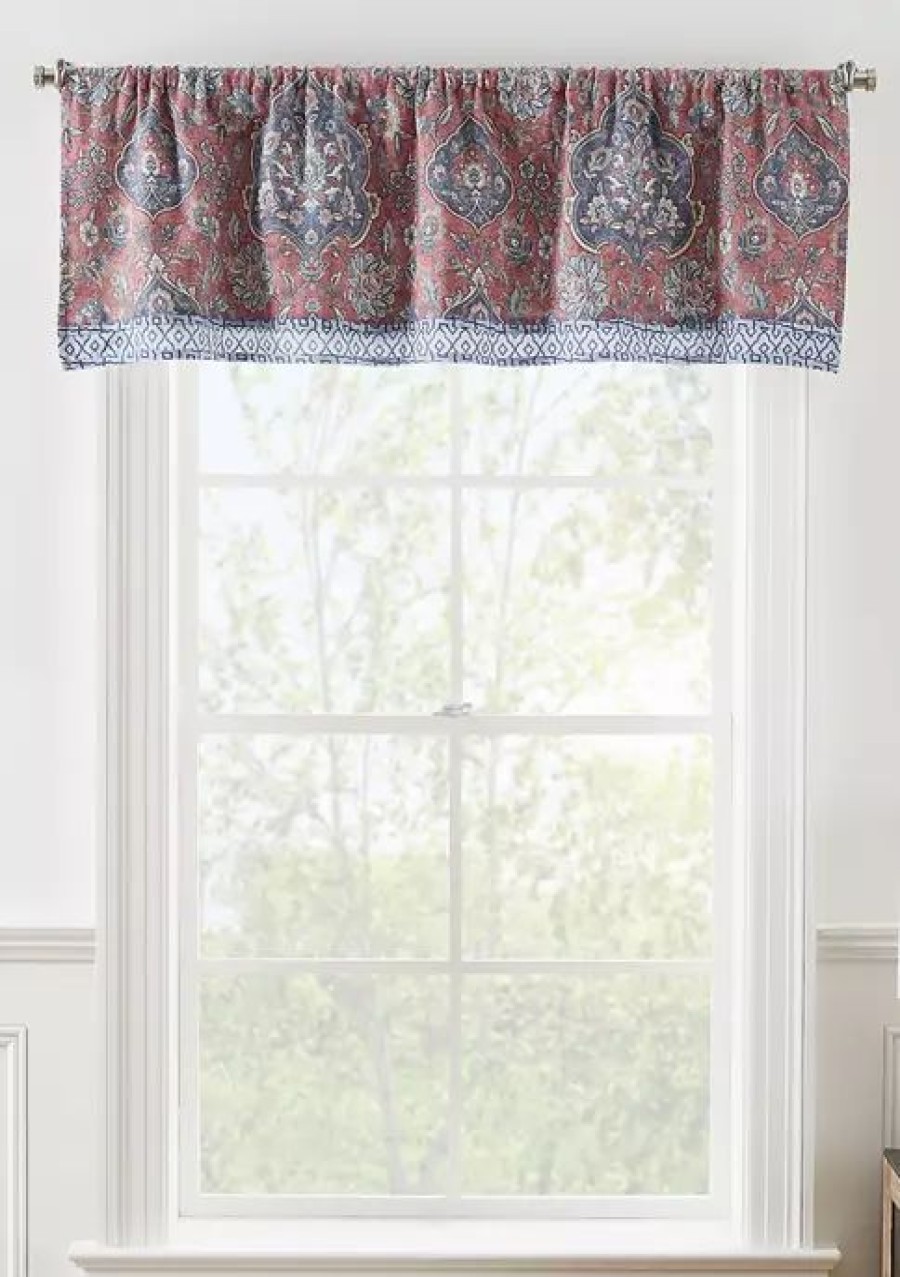 Home * | Budget Waverly Flying Carpet Valance Red