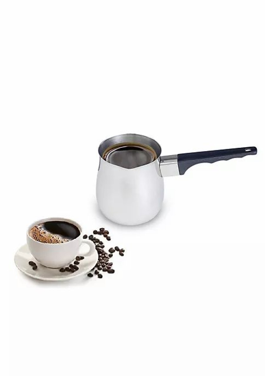 Home * | Coupon Lexi Home 24 Oz. High Quality Stainless Steel Turkish Coffee Maker, Milk Warmer Metallic