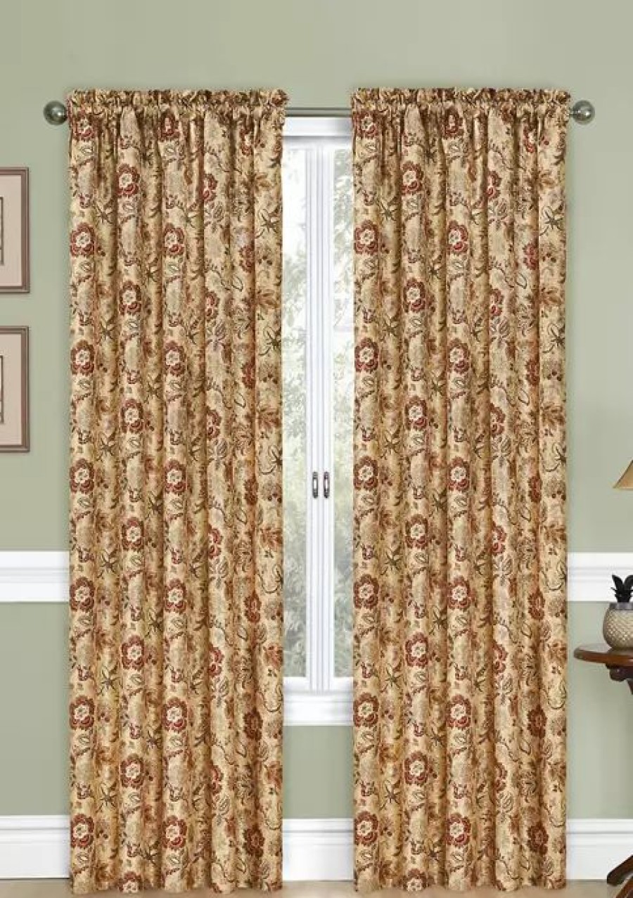 Home * | Promo Traditions By Waverly Navarra Floral Window Panel