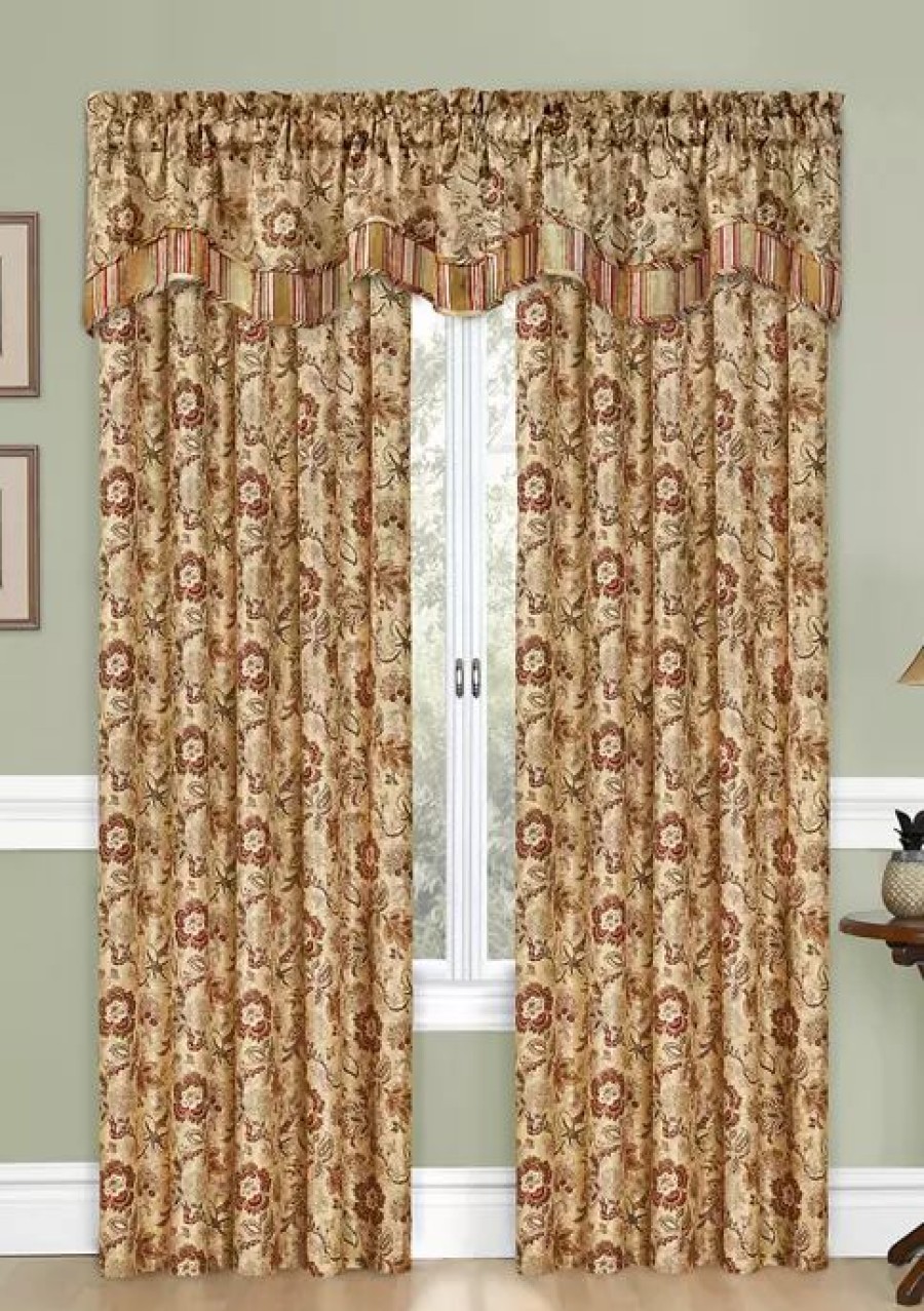 Home * | Promo Traditions By Waverly Navarra Floral Window Panel