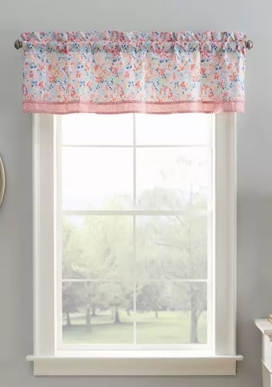 Home * | New Waverly Speckled Ditsy Valance Coral