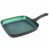 Home * | Best Reviews Of Lexi Home 11 Inch Aluminum Square Griddle Pan Ceramic Coated Green