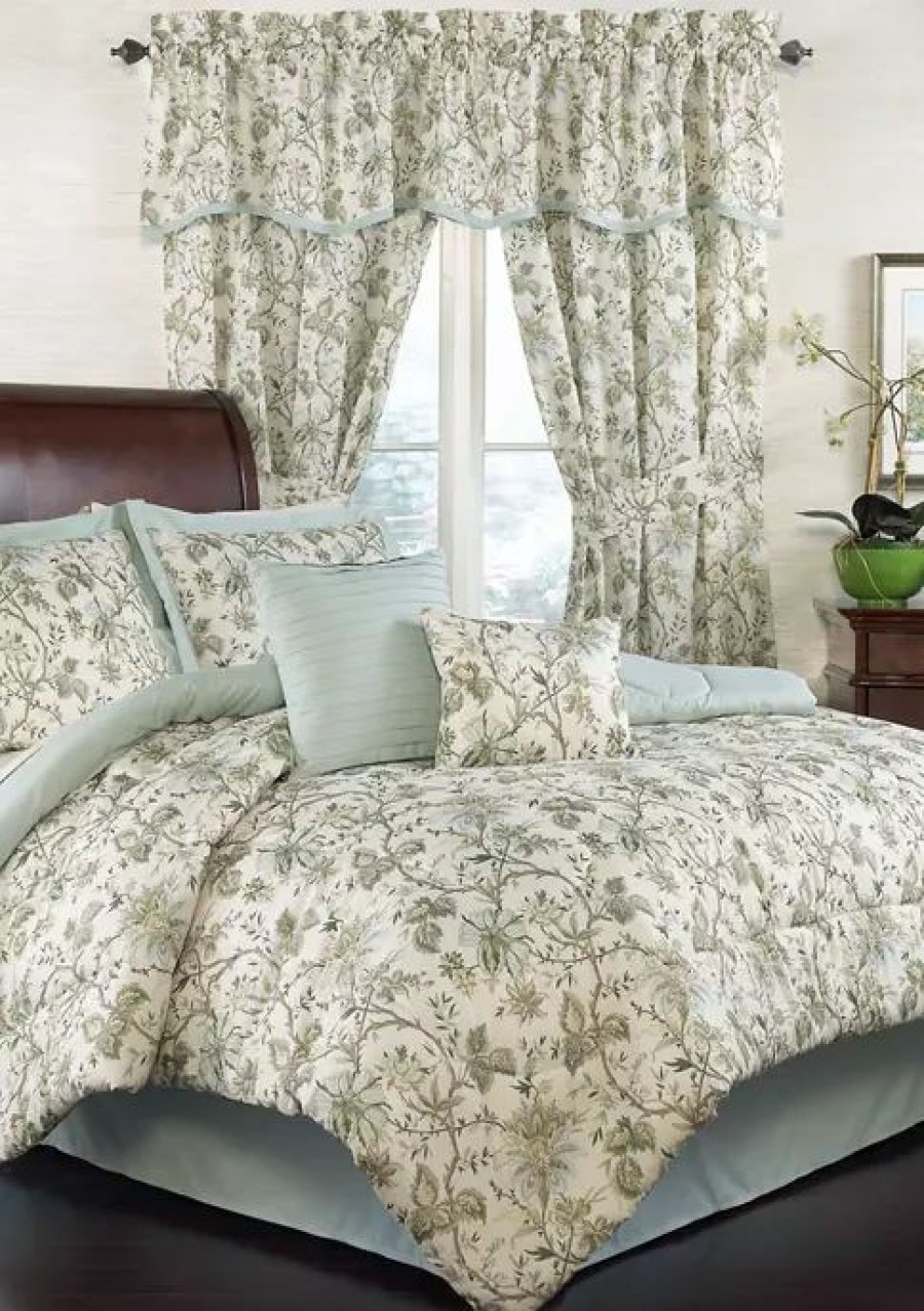 Home * | Outlet Waverly Felicite 6 Piece Comforter Set Mineral