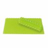 Home * | New Lexi Home Healthy Chef Silicone 16" X 11" Pyramid Baking Cooking Mat Green