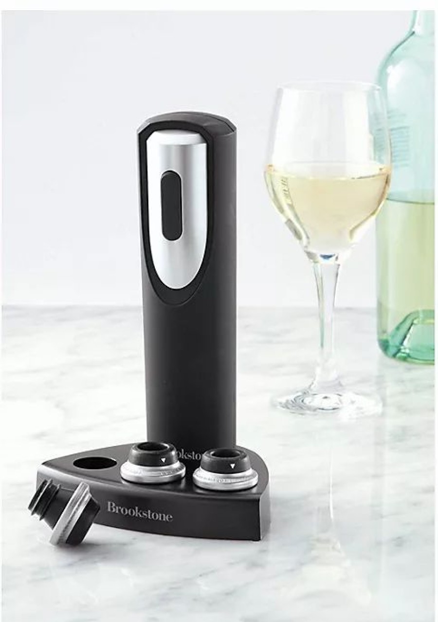 Home * | Outlet Lexi Home Brookstone Wine Preserver Black