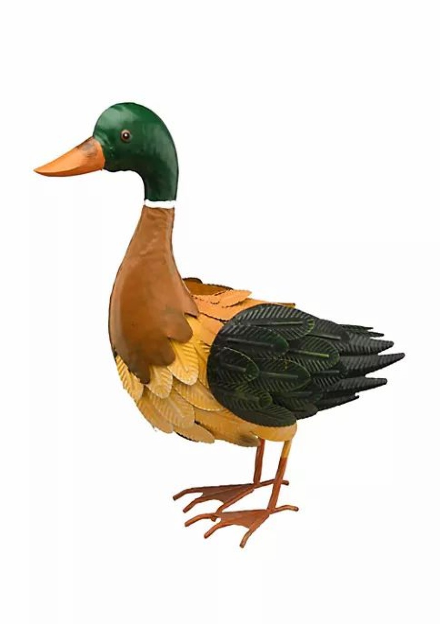 Home * | Coupon National Tree 15 And Green Handcrafted Duck Figurine Brown