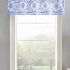 Home * | Best Pirce Waverly Curves Ahead Tailored 1-50 Valance Blue Fog