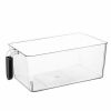 Home * | Wholesale Lexi Home Eco Conscious Acrylic Fridge And Cabinet Organizer With Handle Clear