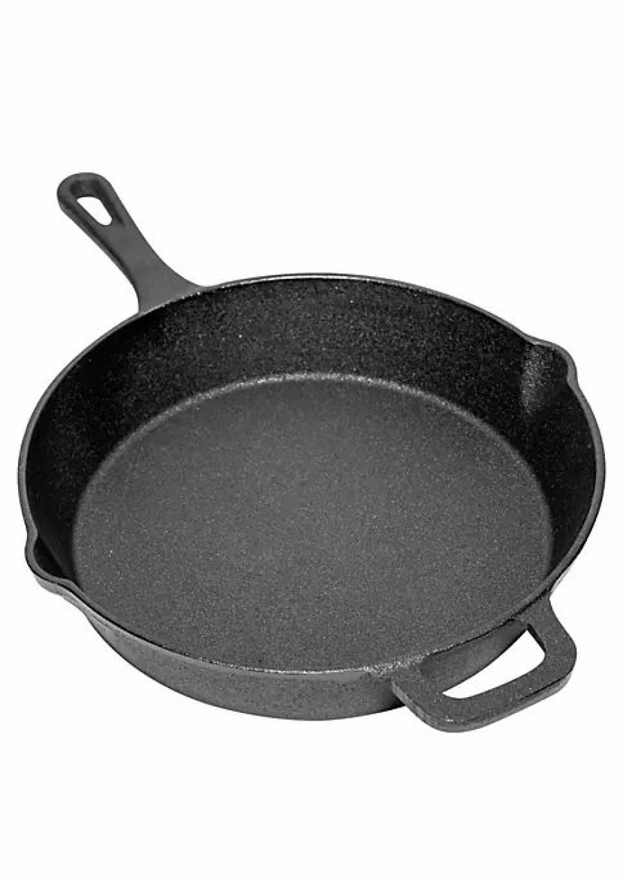 Home * | Best Reviews Of Lexi Home Durable Pre Seasoned Cast Iron 10 Inch Frying Pan Black