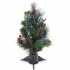 Trees * | Best Pirce National Tree 18 Pre-Lit Crestwood Spruce Battery Operated Full Artificial Christmas Tree Multicolor Led Lights Green