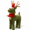 Christmas * | Top 10 National Tree 12 And Red Unlit Ever Reindeer Christmas Tabletop Decor Green