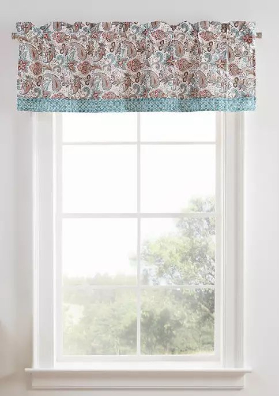 Home * | Best Sale Waverly Paisley Valance Multi