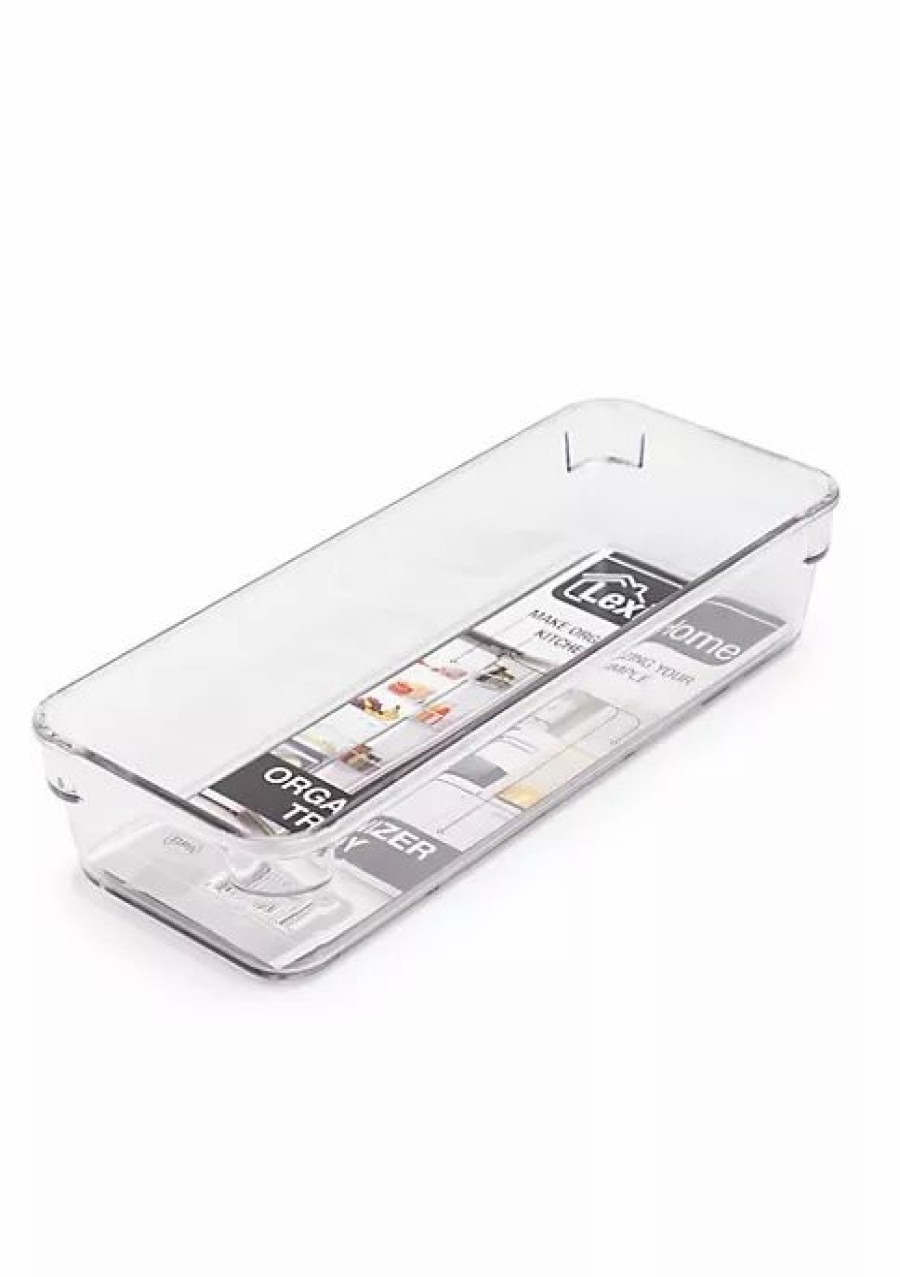 Home * | Outlet Lexi Home Eco Conscious Acrylic Organizer Tray Clear