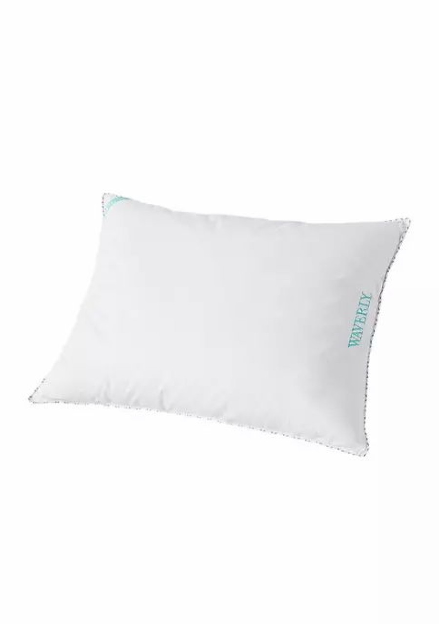 Bed & Bath * | Outlet Waverly Antimicrobial 233 Thread Count Cotton Duck Down Pillow White