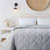 Bed & Bath * | Outlet Waverly Antimicrobial Grey Down Alternative Comforter Gray