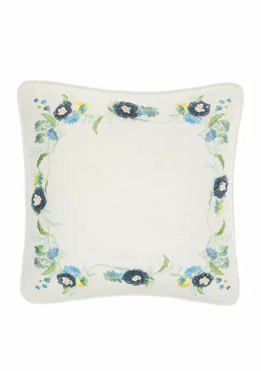 Bed & Bath * | Hot Sale Waverly Tree Of Life Decorative Pillow Cream