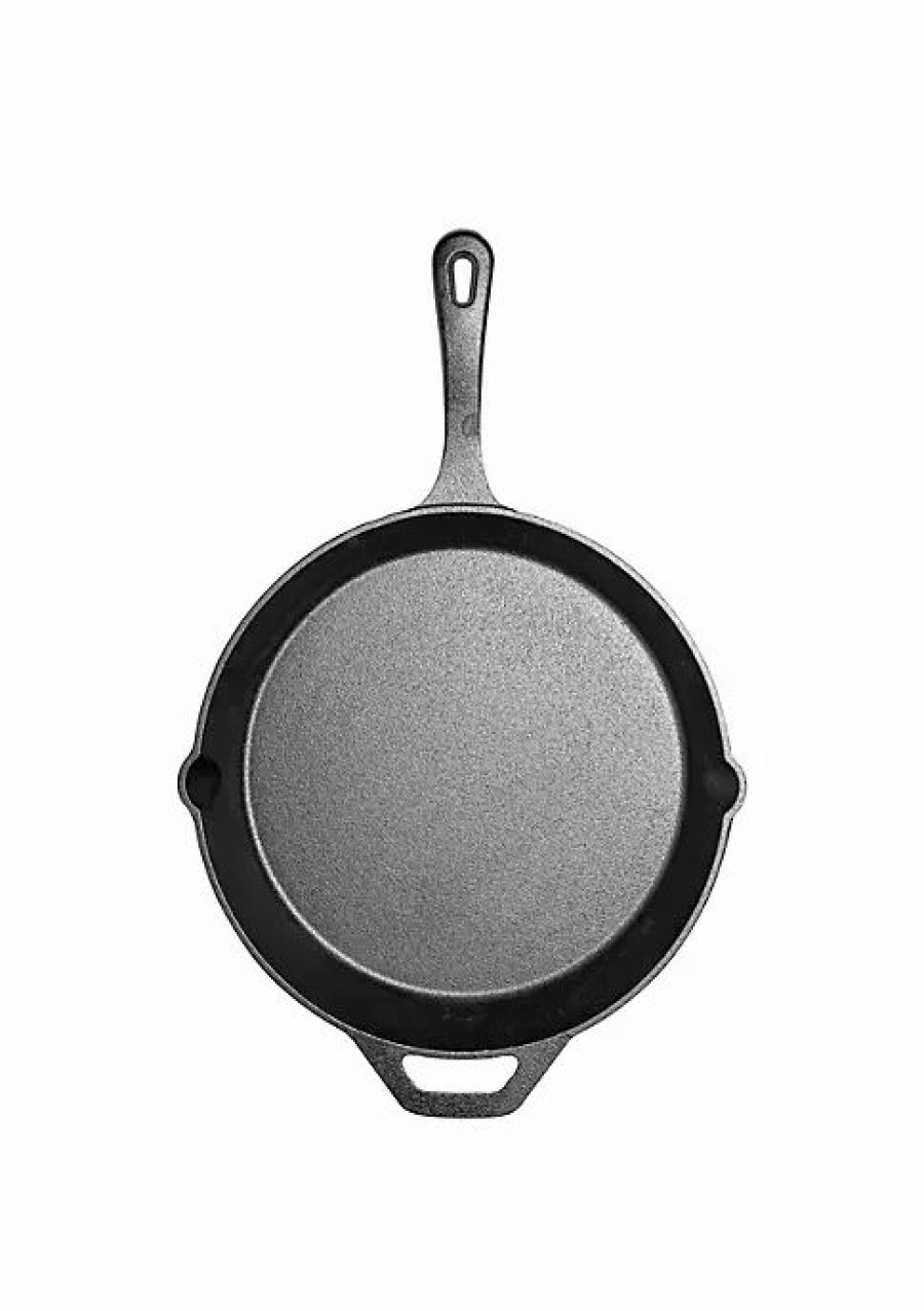 Home * | Budget Lexi Home Durable Pre Seasoned Cast Iron 12 Inch Frying Pan Black