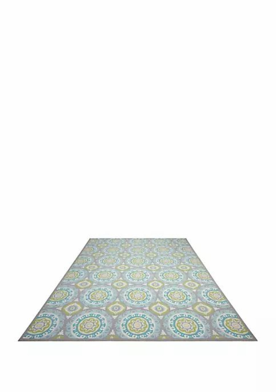 Home * | Promo Waverly 4 Ft 3 In X 6 Ft 3 In Sun And Shade Area Rug Green