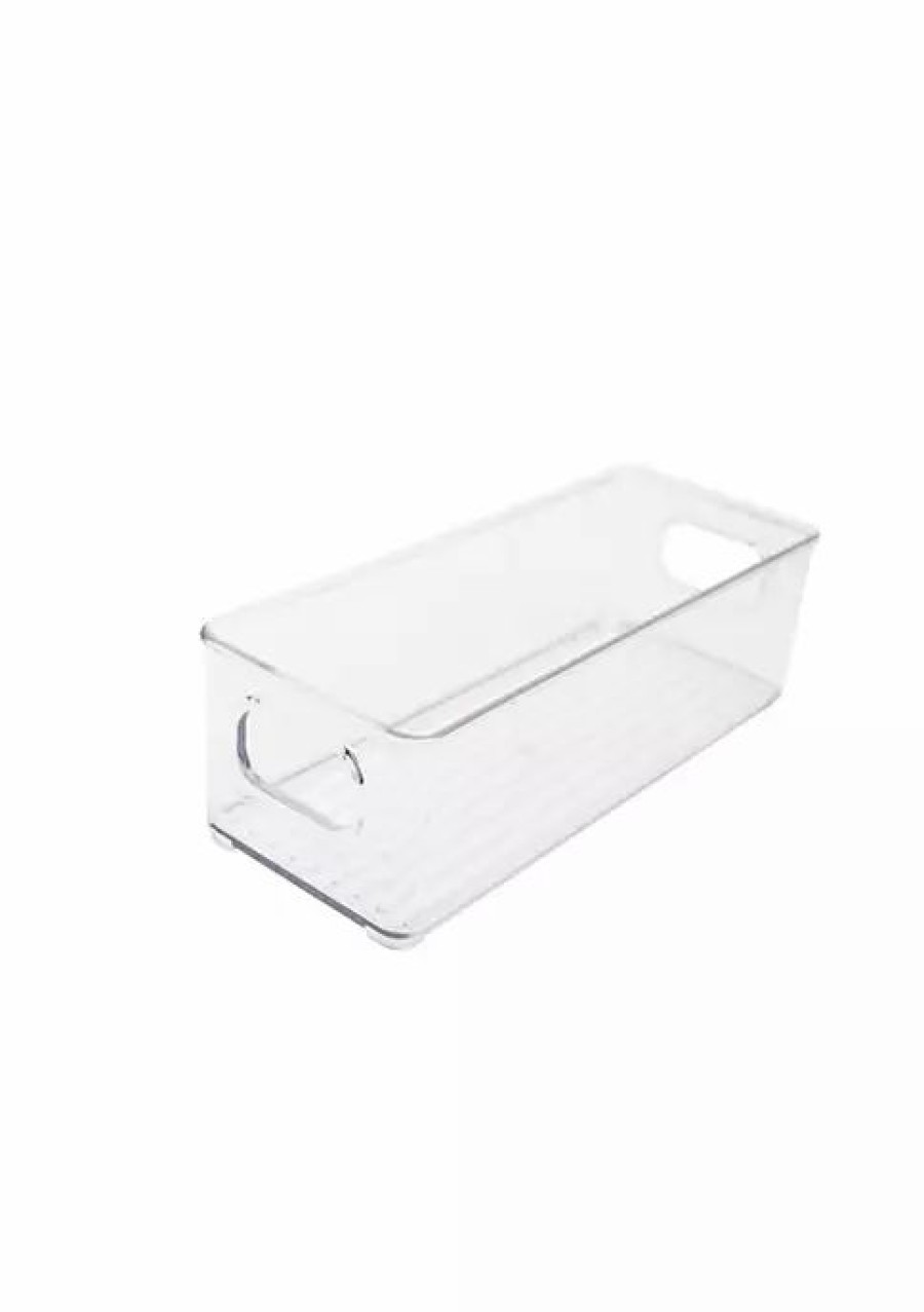 Home * | Budget Lexi Home Eco Conscious 10 X 4 In. Acrylic Fridge Organizer Tray Clear