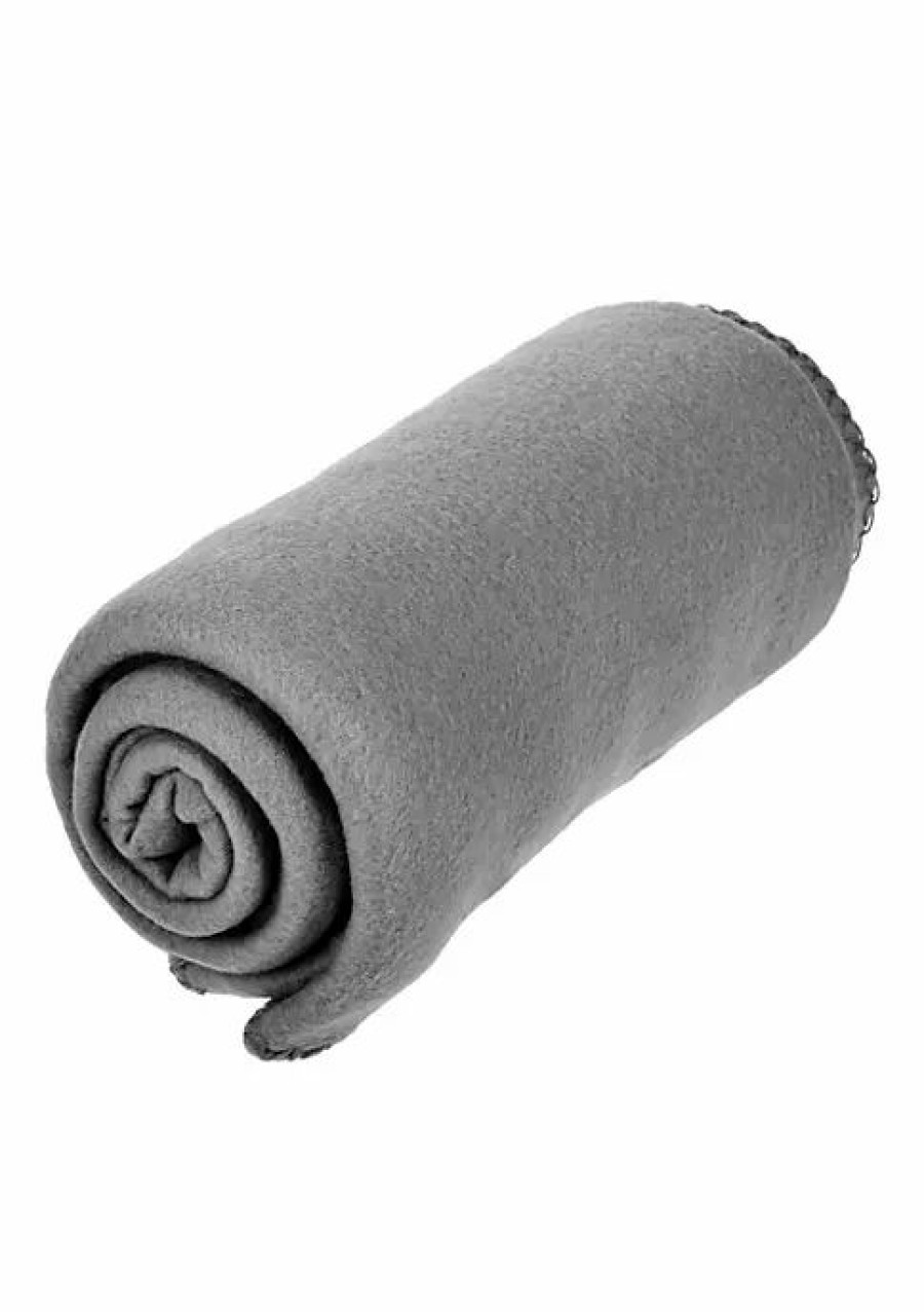 Bed & Bath * | Outlet Lexi Home Versatile 50 X 60 Cozy Premiuim Fleece Throw Blanket Single Pack Grey