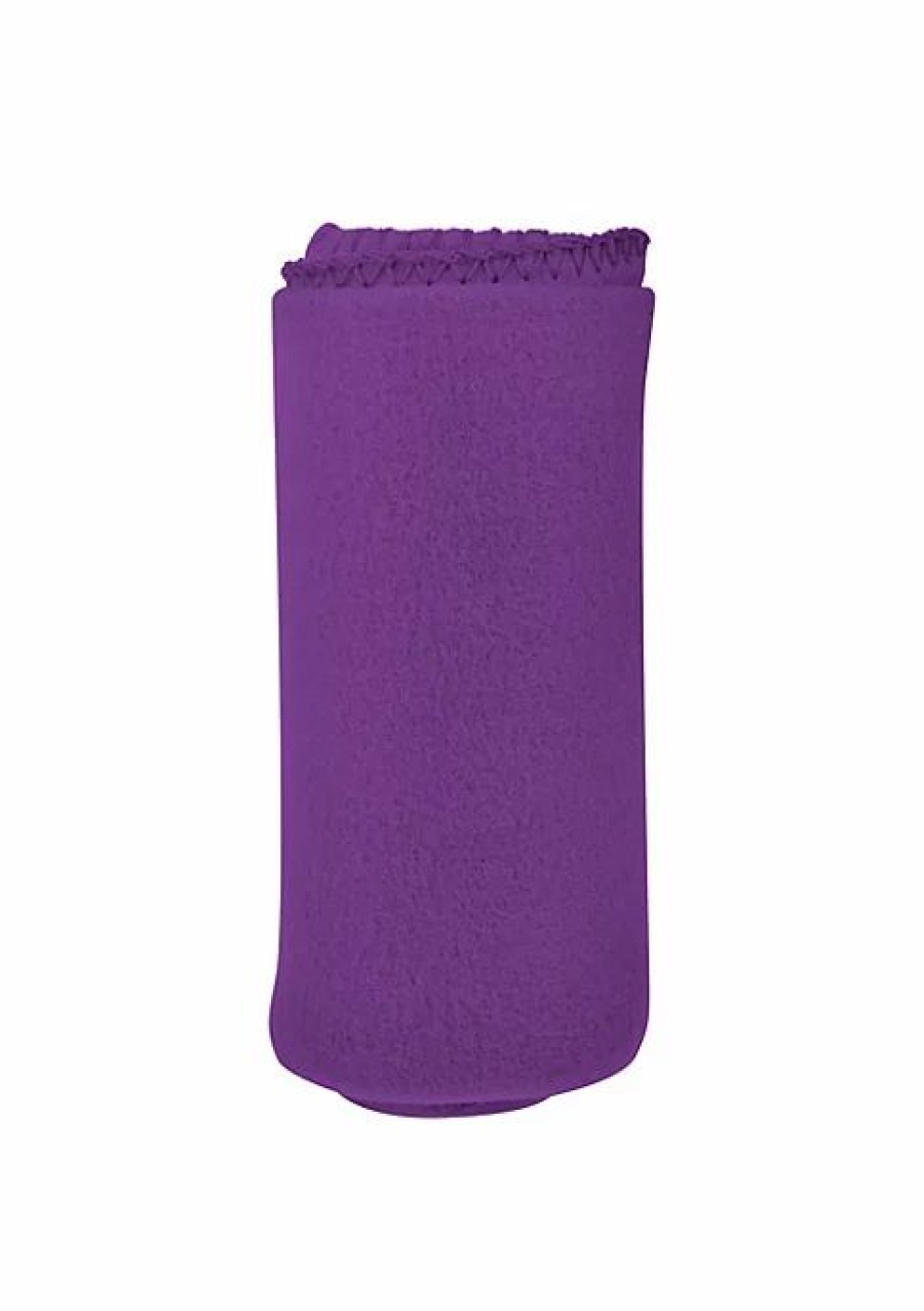 Bed & Bath * | Best Deal Lexi Home Versatile 50 X 60 Cozy Premiuim Fleece Throw Blanket 12 Pack Dark Purple