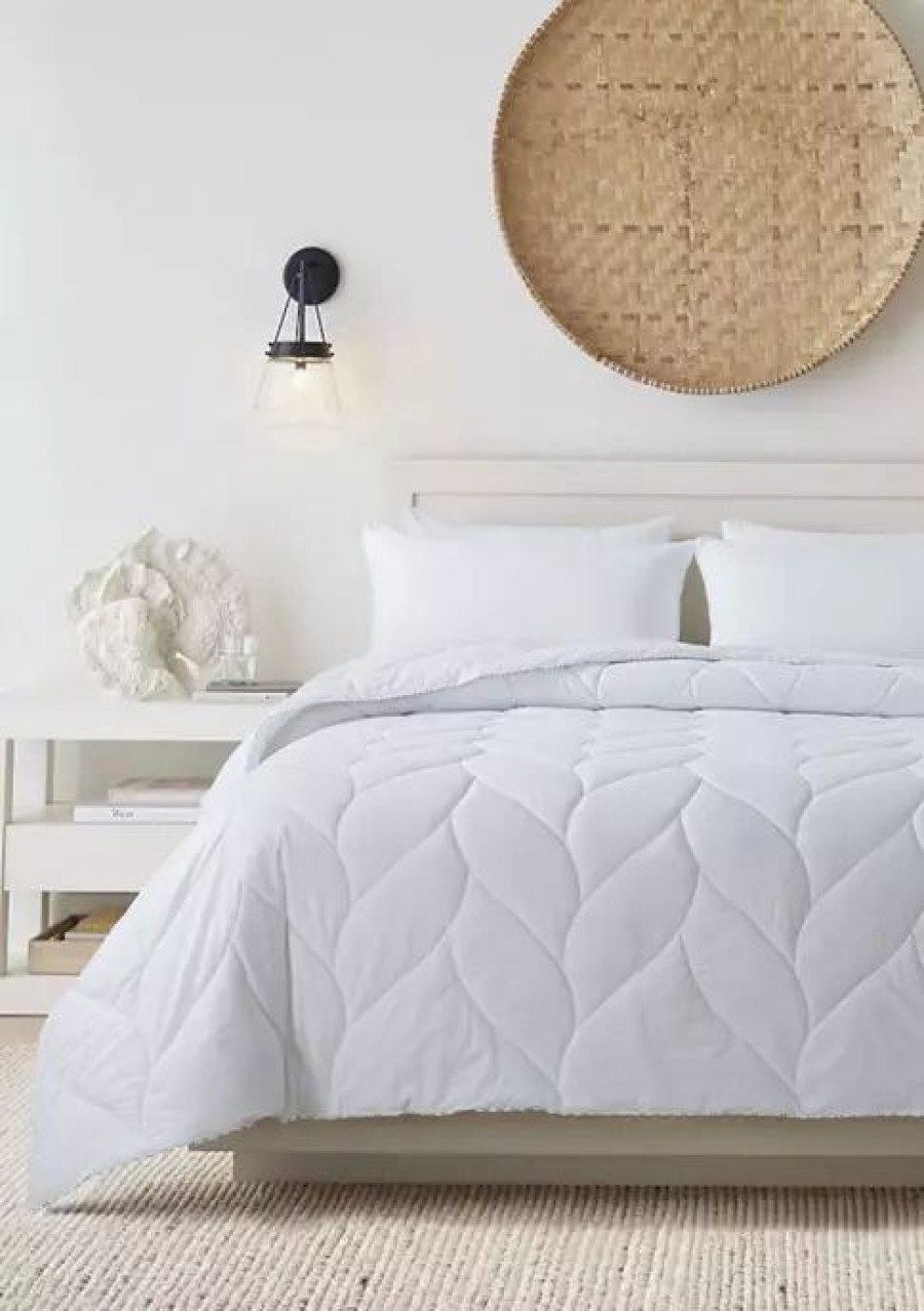 Bed & Bath * | Hot Sale Waverly Cotton Duck Down Comforter White