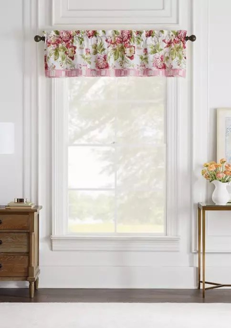 Home * | Brand New Waverly Forever Peony Valance Berry