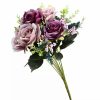 Home * | Outlet National Tree 19 Artificial Large Rose Flower Bouquet On Stick Purple