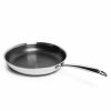 Home * | Best Pirce Lexi Home Diamond Tri-Ply Kitchen 12 Inch Frying Pan- Nonstick Heat Resistant Kitchen Cookware For Cooking And Baking Stainless Steel