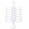 Home * | Coupon Lexi Home Wonder Hanger Scarf Organizer- Set Of 2 White