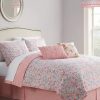 Bed & Bath * | Outlet Waverly Speckled Ditsy 4 Piece Quilt Set Coral