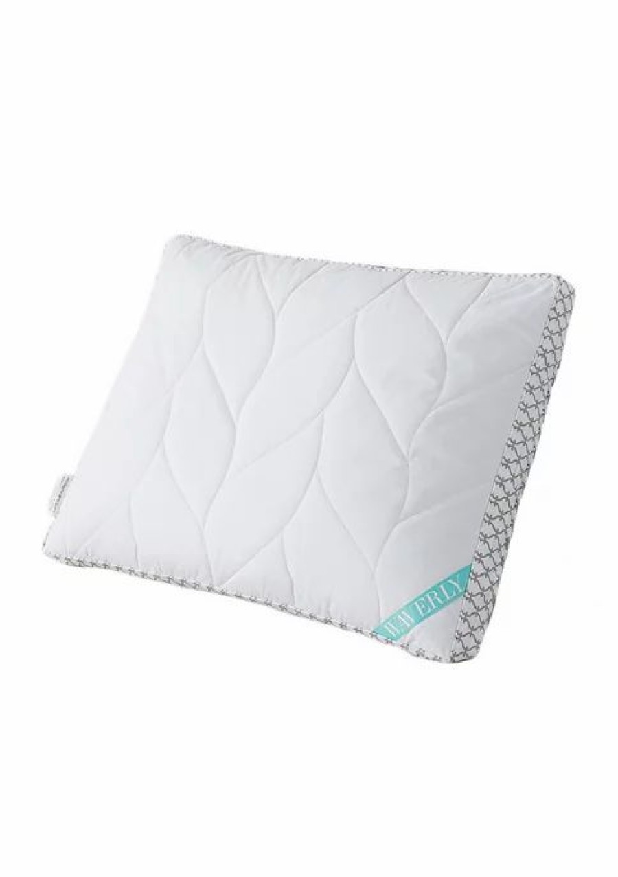 Bed & Bath * | Budget Waverly Antimicrobial Quilted Nano Feather Gusseted Pillow White