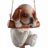 Home * | Buy National Tree 5 And White Swinging Spaniel Puppy Decor Brown