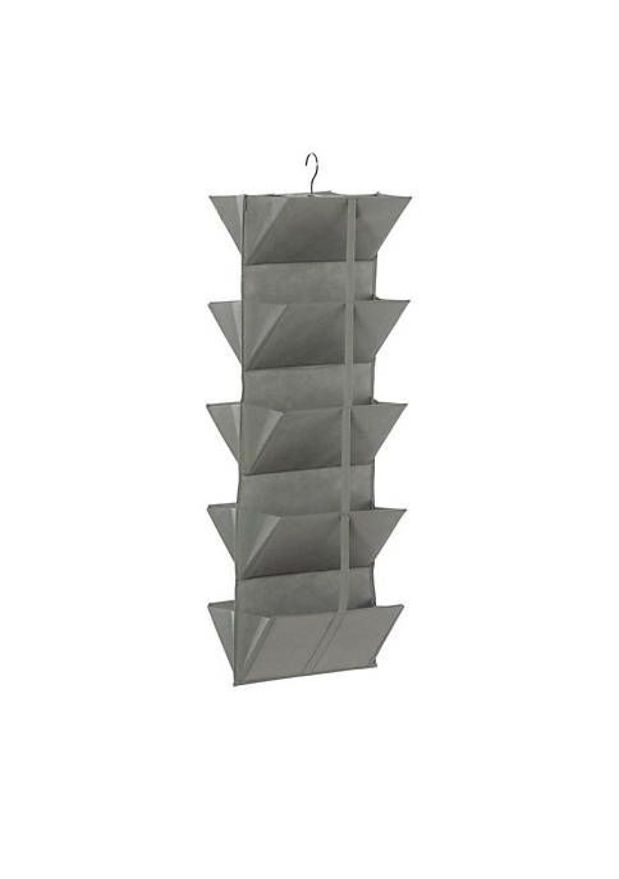 Home * | Cheapest Lexi Home Closet Waterfall Hanging Organizer Stainless Steel