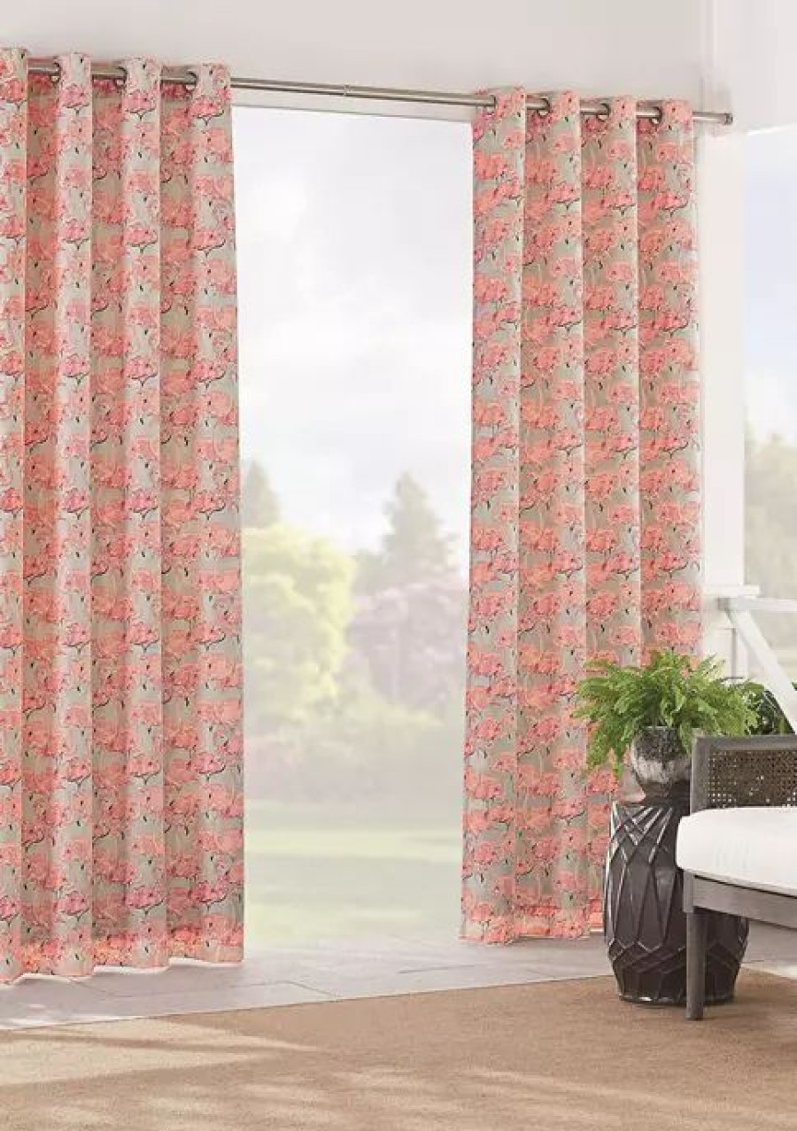 Home * | Outlet Waverly Sun N Shade Beach Social Curtain Panel Bloom