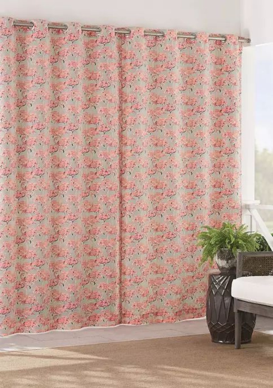 Home * | Outlet Waverly Sun N Shade Beach Social Curtain Panel Bloom