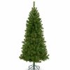 Home * | Promo National Tree 7.5 Slim Canadian Grande Fir Artificial Christmas Tree Unlit Green