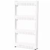 Home * | Outlet Lexi Home 4 Tier Slide Out Pantry Organizer With Wheels White