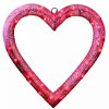 Home * | Buy National Tree 15 Pre-Lit Contemporary Heart Hanging Decor Red Led Lights Pink