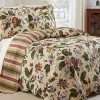 Bed & Bath * | Cheap Waverly Laurel Springs King 3 Piece Bedspread Set Parchment