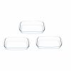 Home * | Top 10 Lexi Home Oven Safe Borosilicate Glass Baking Dish 1.7 Qt. Baking Dish Set Of 3 Clear