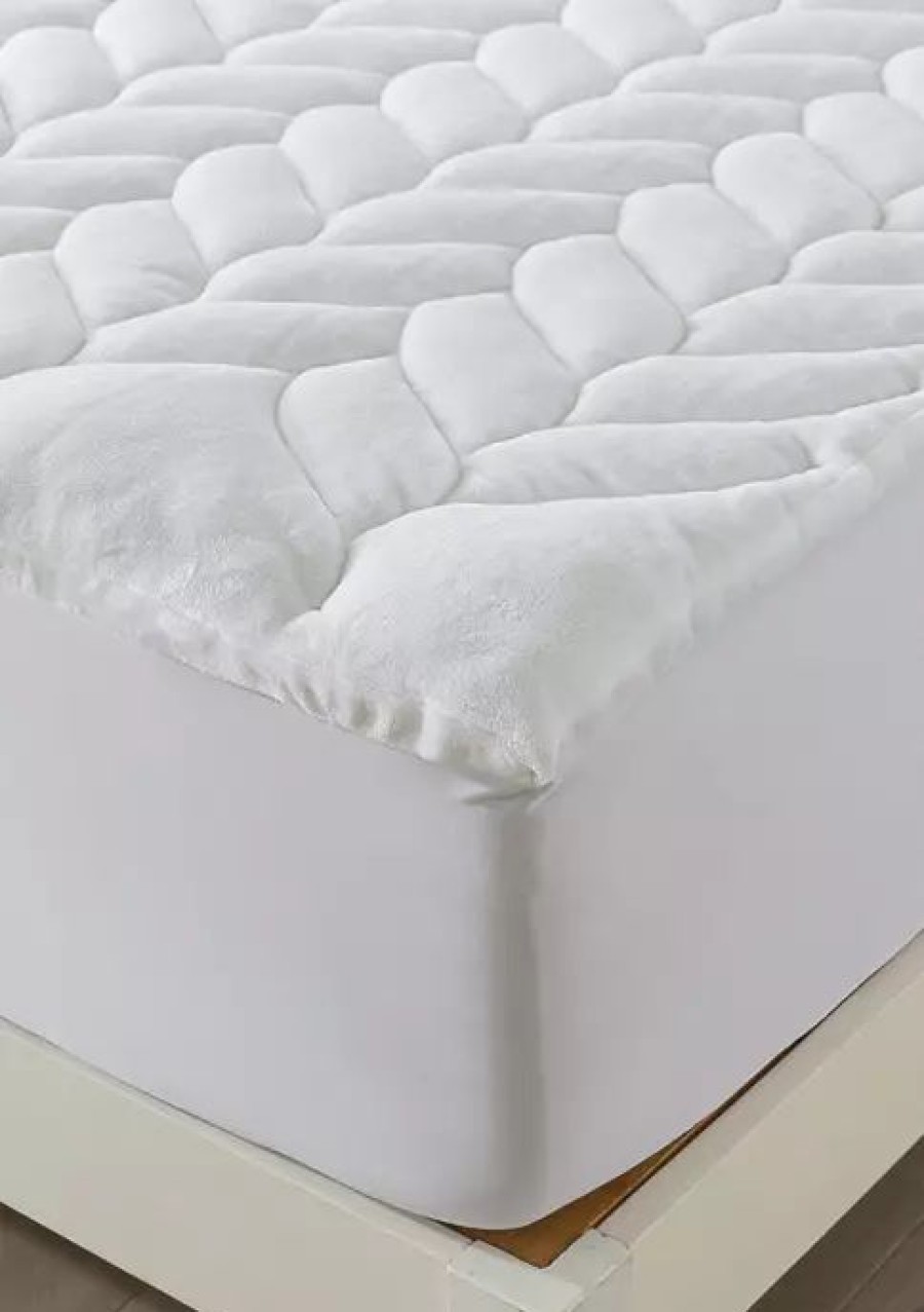 Bed & Bath * | Cheap Waverly Micro-Mink Down Alternative 1 In. Mattress Topper White