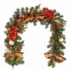 Home * | Outlet National Tree 6 Pine And Ball Ornament Artificial Christmas Garland Unlit Green