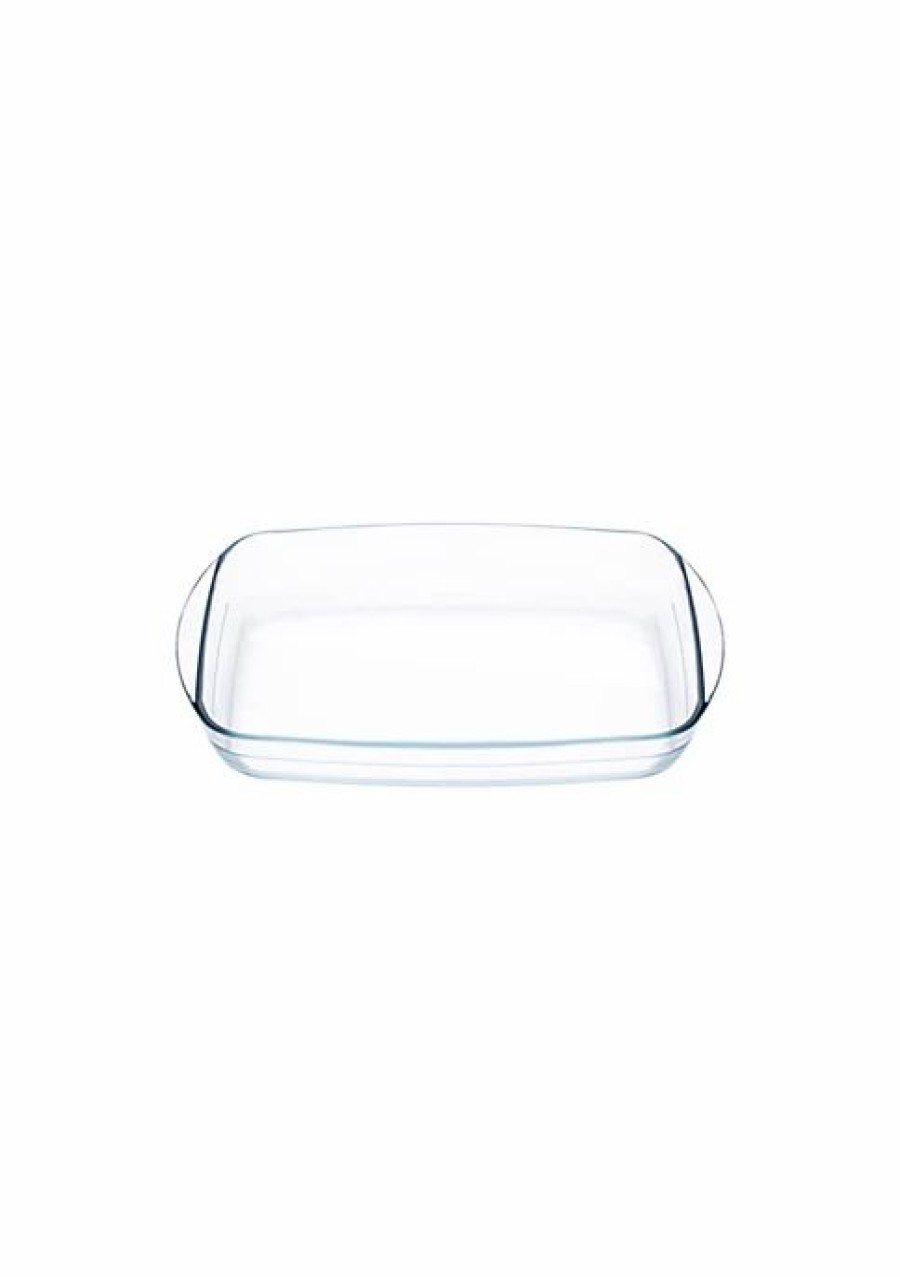 Home * | Best Sale Lexi Home Oven Safe Borosilicate Glass Baking Dish 1.7 Qt. Clear