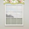 Home * | Best Pirce Waverly Emma'S Garden Lined Window Valance Blossom