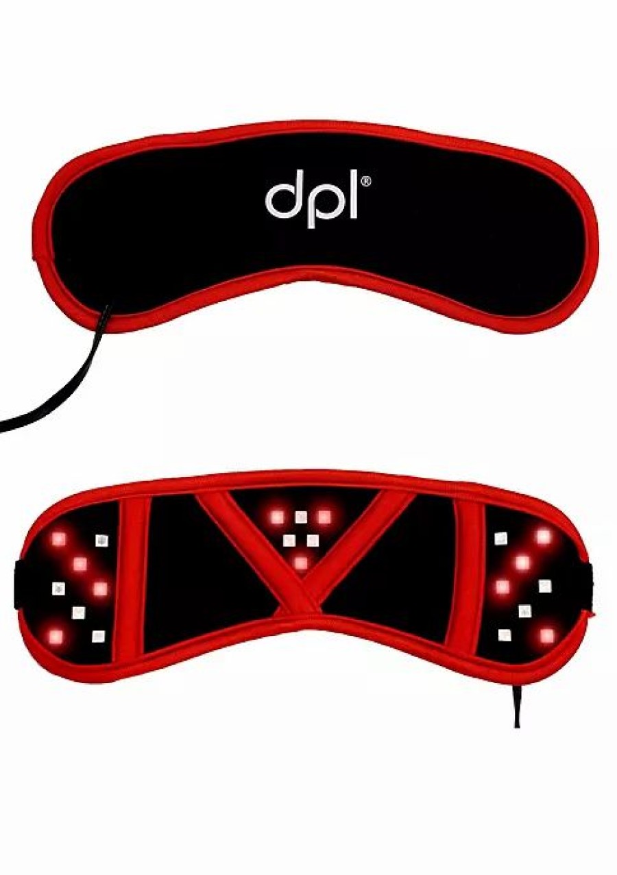 Small Accessories * | Buy Lexi Home Natural Pain Relief Eye Mask Led Therapy Pain Relief Eye Cover Black